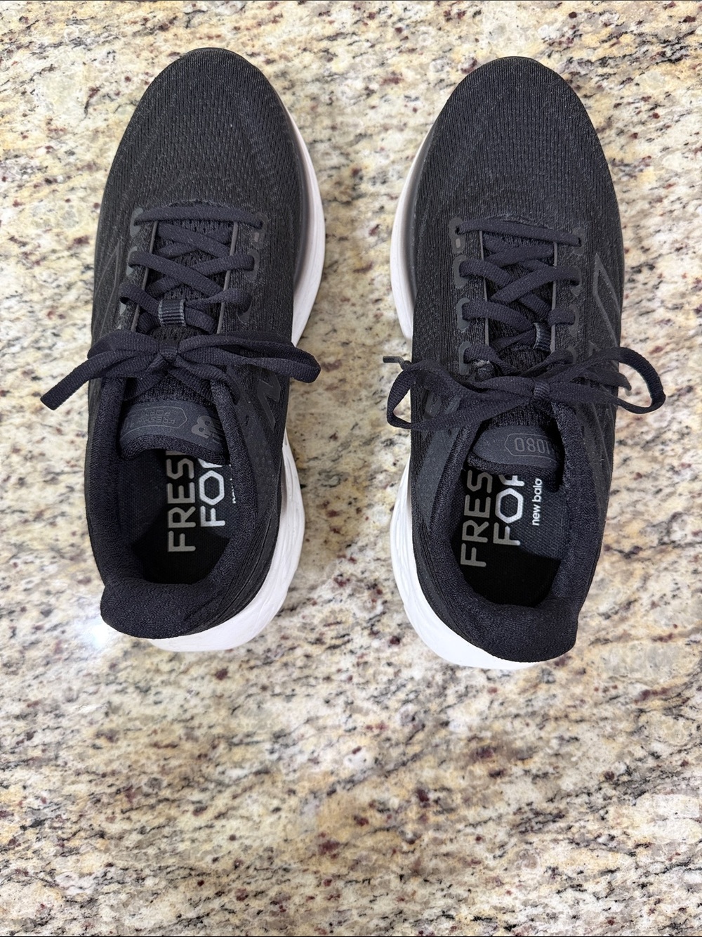 New Balance Fresh Foam X 1080 v13 Womens 7.5 Black Running Walking Shoes Comfort - Picture 4 of 10